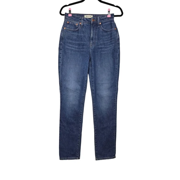 Madewell Womens Blue The Curvy Perfect Vintage Jean Denim Jeans Size 26 - Picture 2 of 4